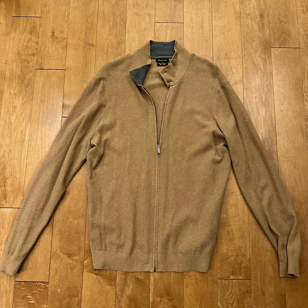 Massimo Dutti Zip Up Sweater